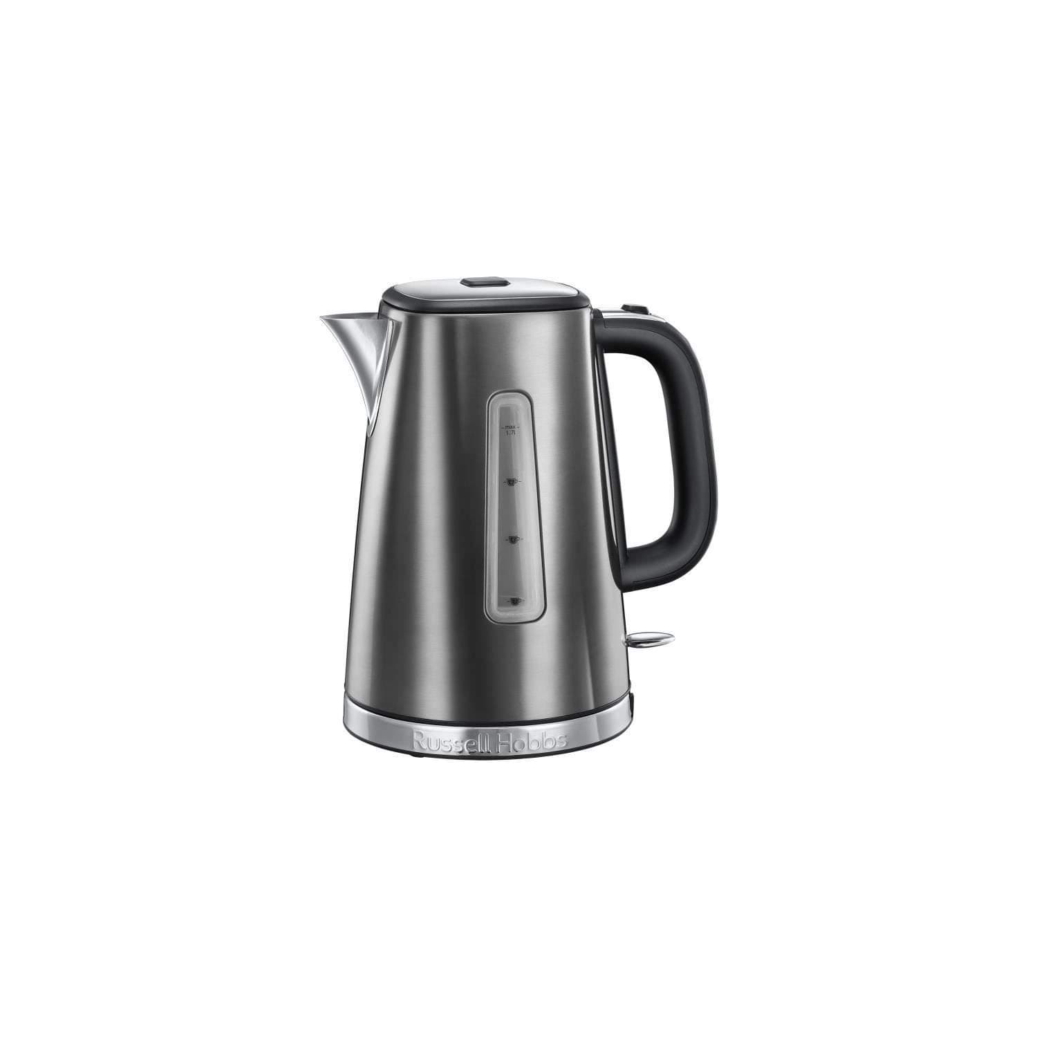 Russell Hobbs Wasserkocher Luna, Edelstahl, Grau, 1,7 l, 2400 Watt,23211-70 Angebot bei HelloDeals