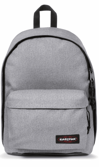 EASTPAK Out of Office Rucksack 27L (44 x 29,5 x 22 cm), Laptopfach 13–15 Zoll, wasserabweisender Schul- & Arbeitsrucksack, robuster Tagesrucksack mit gepolsterten Trägern - SUNDAY GREY Angebot bei HelloDeals