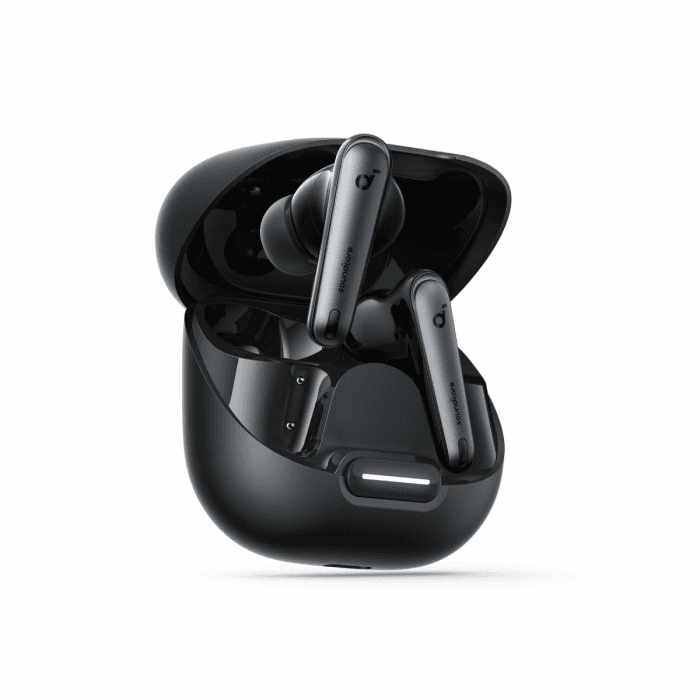soundcore by Anker Liberty 4 NC Bluetooth-Kopfhörer mit Geräuschunterdrückung, 98,5% Noise Cancelling, Adaptive für Ohren und Umgebung, 50H Wiedergabe (Generalüberholt) Schwarz Angebot bei HelloDeals